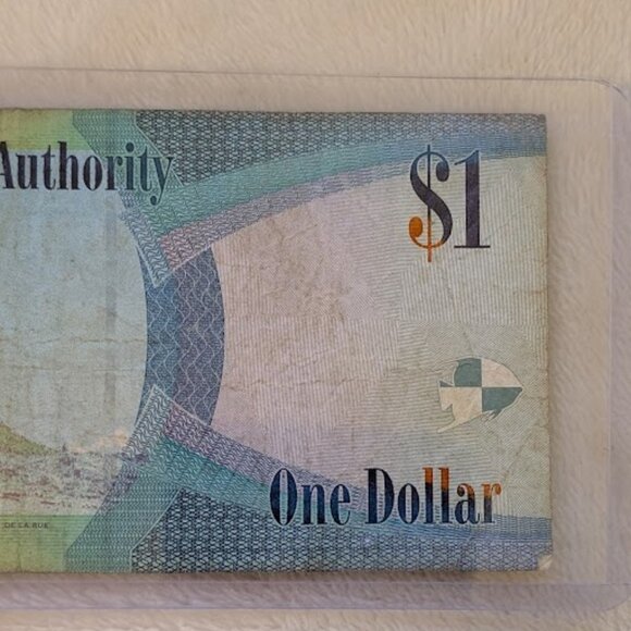 O8 2010 $1 CAYMAN ISLANDS MONETARY AUTHORITY BANK NOTE - Picture 5 of 6